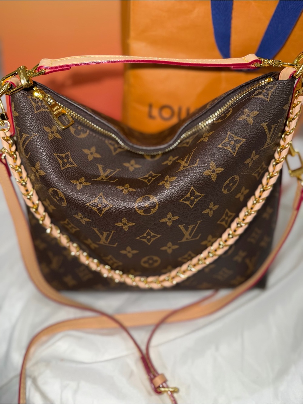 Fashion Hobo Bag with Multiple Handle Styling Options